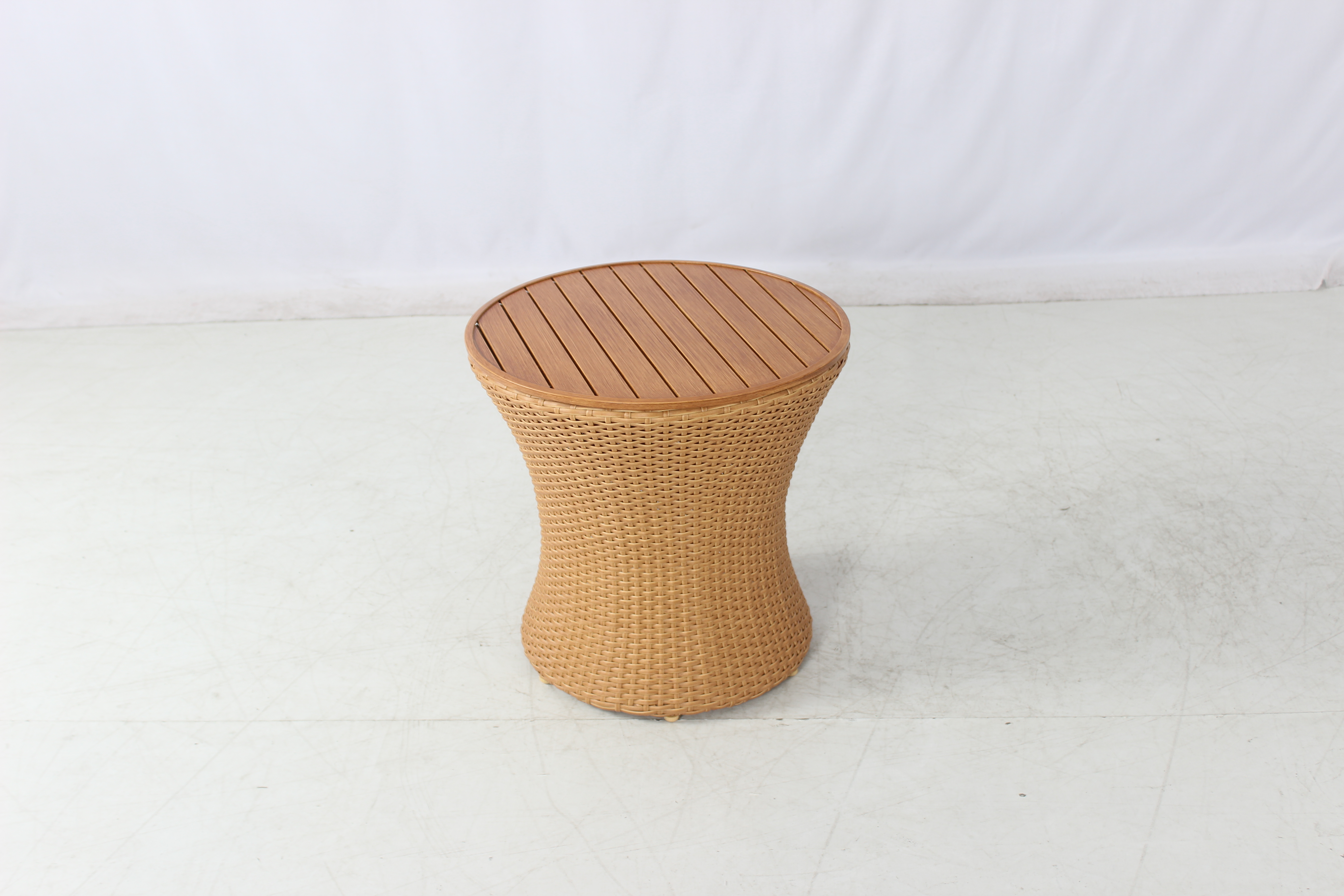 Hotel balcony 3 pieces outdoor rattan rocking chairs set