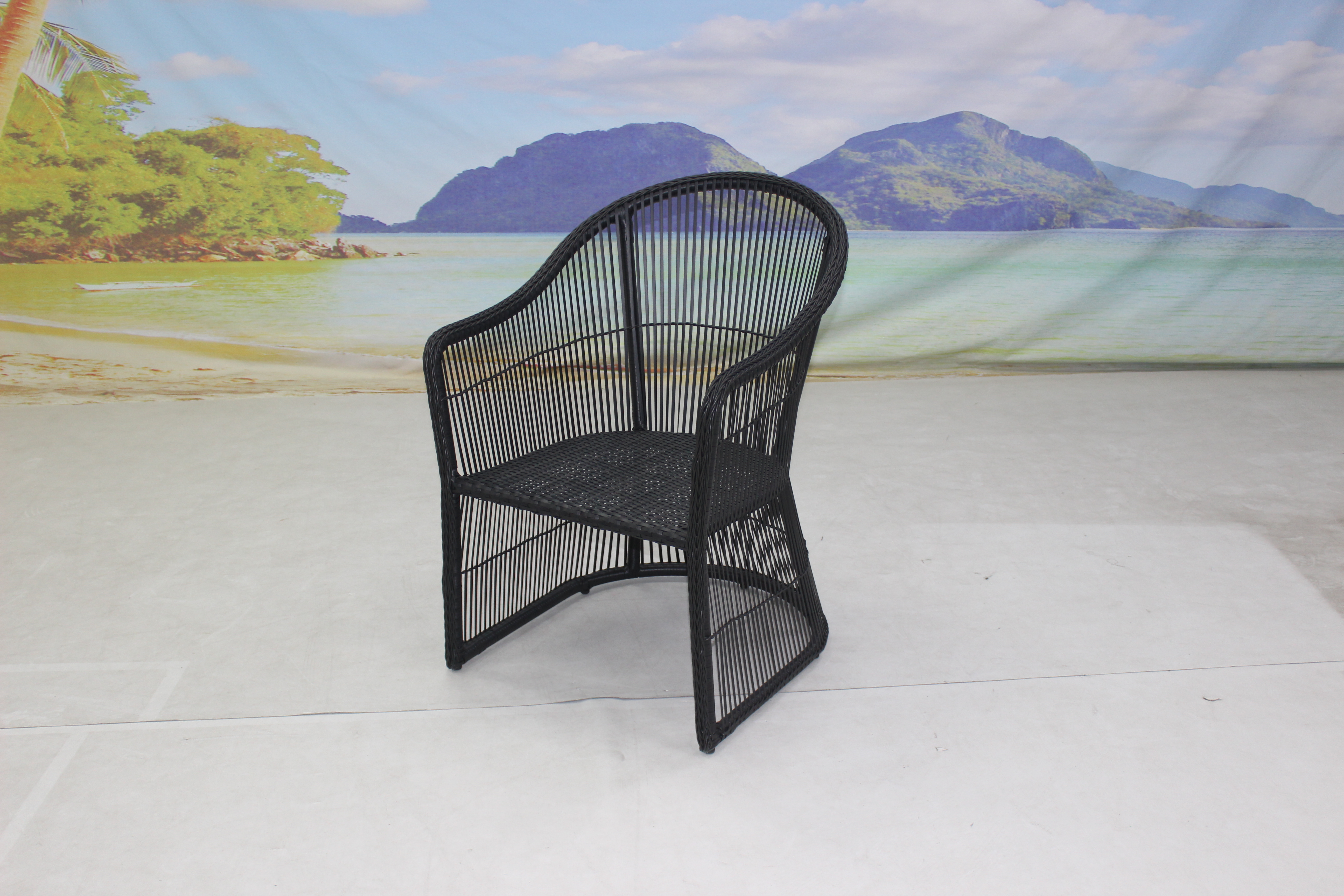 Synthetic Rattan 3 Pieces Patio Furniture Bistro Set