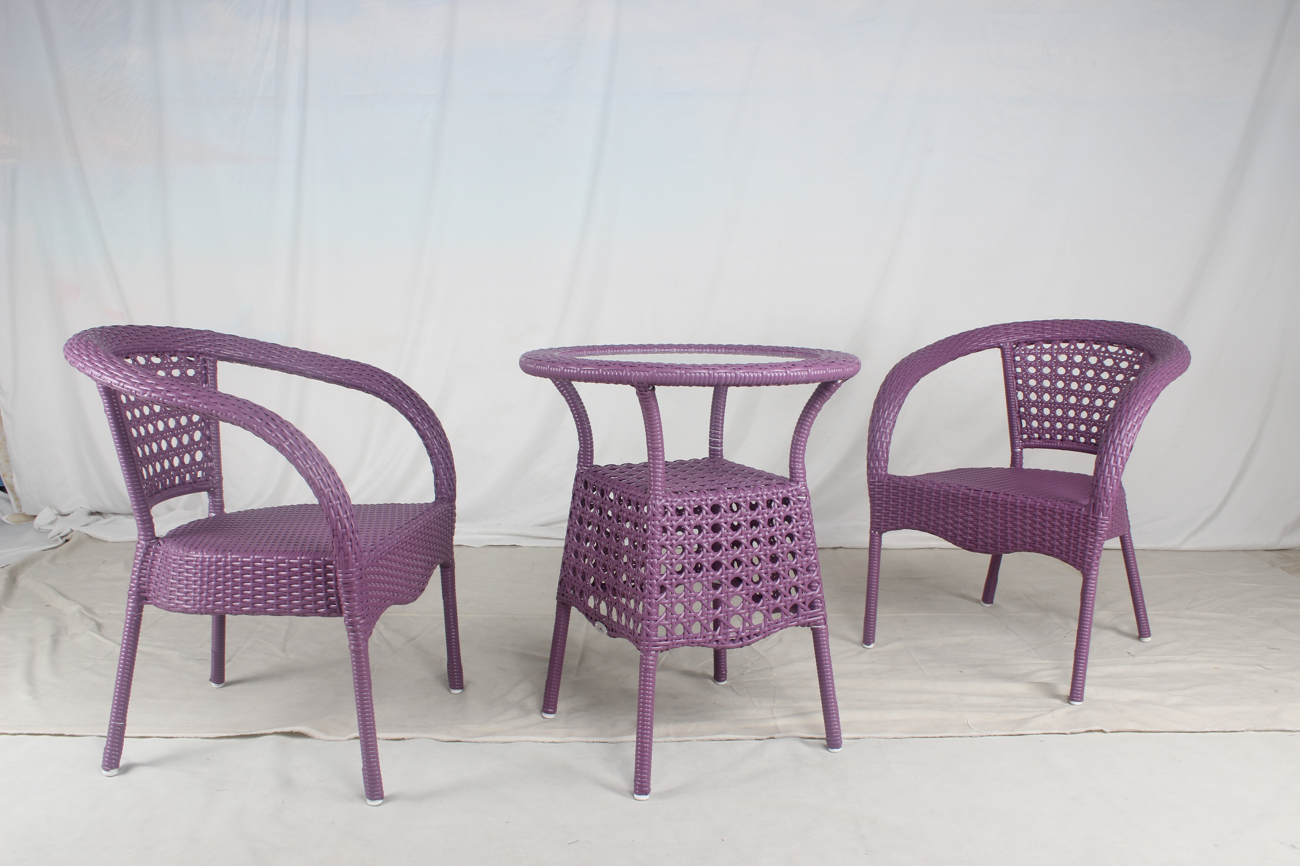 Rattan garden terrace furniture set
