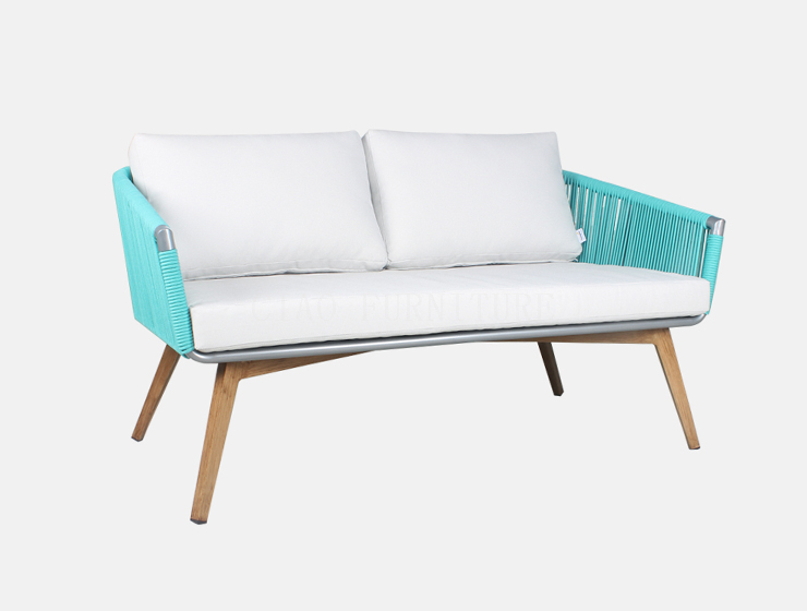 patio blue simple Outdoor sofa