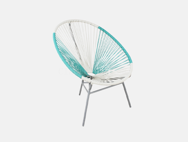 Outdoor patio wicker acapulco chair