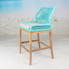 Rope blue leisure garden outdoor chair