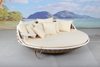  Outdoor round rattan wicker lounge hanging daybed