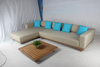 L shape garden outdoor sectional sofa