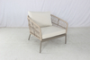 Modern apartment balcony furniture outdoor 5 seater rope sofa